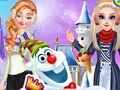 Princesses And Olaf's Winter Style 