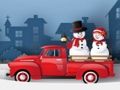 Xmas Trucks Jigsaw 