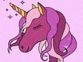 Unicorn Coloring Book Glitter 