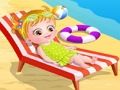 Baby Hazel At Beach 