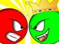 Red ball versus green king Red ball versus green king
