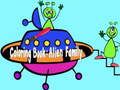 Coloring Book: Alien Family 