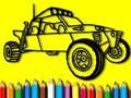 Back To School: Rally Car Coloring Book 