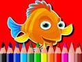 Back To School: Fish Coloring Book 