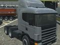 18 Wheeler Truck Driving Cargo 