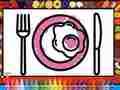 Color and Decorate Dinner Plate 