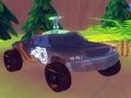 Driving a car and shooting zombies 