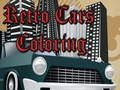 Retro Cars Coloring 