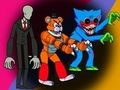 Monsters Attack Among Us Squad 