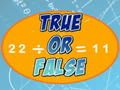 True or false 