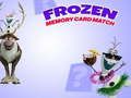 Frozen Memory Card Match 