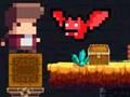 Tiny Man and Red Bat 