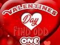 Valentines Day Find Odd One 