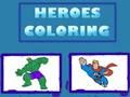 Heroes Coloring Heroes Coloring