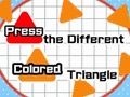 Press The Different Colored Triangle 