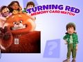 Turning Red Memory Card Match 