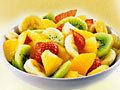 Cooking a fruit salad