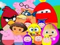 Famous Cartoon Characters Eggs 