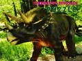 Triceratops dinosaur puzzle 