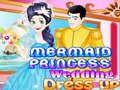 Mermaid princess wedding dress 