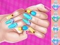 Elsa Princess Theme Nail Art Diy 