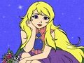 Princess Coloring Book Glitter 