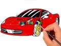 Racing Cars Coloring book 