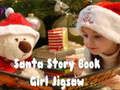 Santa Story Book Girl Jigsaw 
