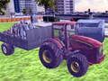 Tractor Driving Garbage collect Tractor Driving Garbage collect