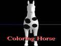 Coloring horse 