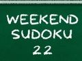 Weekend Sudoku 22 Weekend Sudoku 22