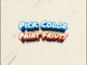 Pick Color Paint Fruits 