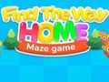 Find The Way Home Maze Game 