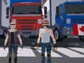 Truck And Police 