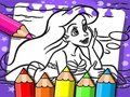 Ariel The Mermaid Coloring Book 