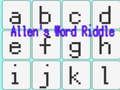Allen's Word Riddle 
