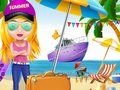 Girl Summer Vacation Beach 