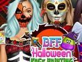 BFF Halloween Face Painting 