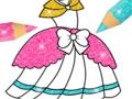 Glitter Dress Coloring 