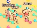 Muscle racing, running 3D 