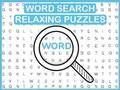 Word Search Relaxing Puzzles 