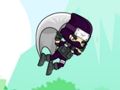 Ninja Boy Flying 