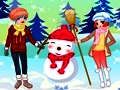 Kids and Snowman Dress Up 