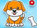 Coloring Book: Cute Dog 