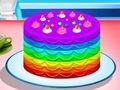 Cooking Rainbow Cake 