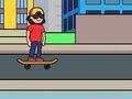 Skateboard Wheelie 