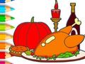 Coloring Book: Thanksgiving Day 