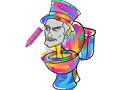 Skibidi Toilet Coloring 