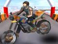 Mega Ramp Stunt Moto Game 