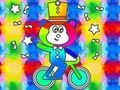 Coloring Book: Monkey Rides Unicycle 